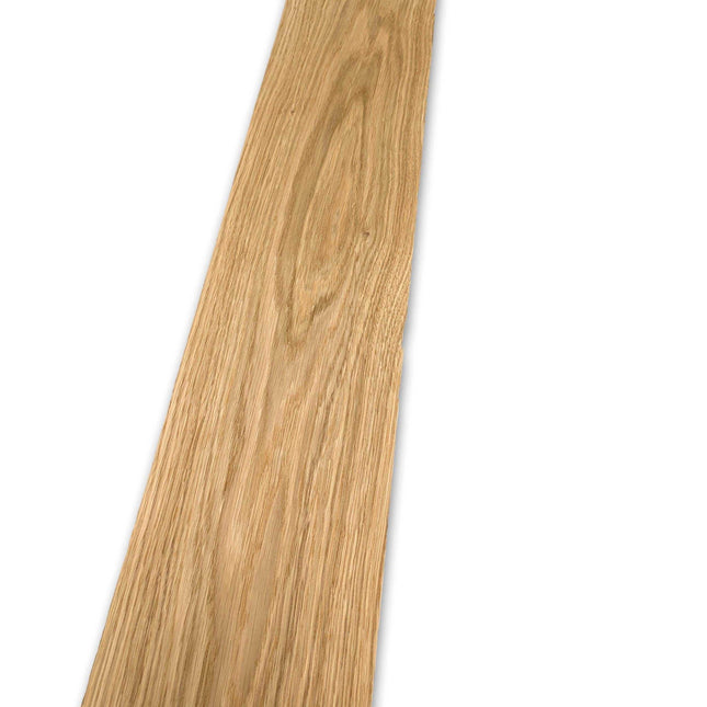 Los vel eiken rustiek fineer 170x14 cm, naturel en onbehandeld. Geschikt voor marqueterie, renovatie en creatieve houtbewerking.