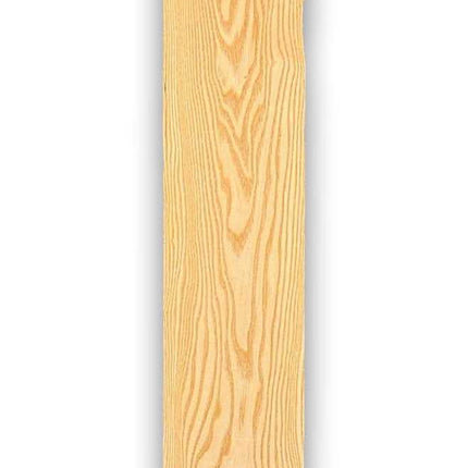Onbehandeld essen fineer 185 x 17 cm met duidelijke houttekening, perfect voor renovatie en decoratief gebruik.