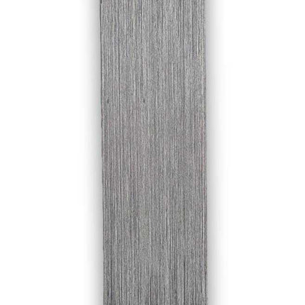 Smalle strook geverfd antraciet designfineer 210x20 cm met fijne houtstructuur, ideaal voor marqueterie of creatieve houtprojecten.