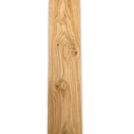 Los vel eiken rustiek fineer 59x14 cm, naturel en onbehandeld. Geschikt voor marqueterie, renovatie of creatieve houtbewerking.